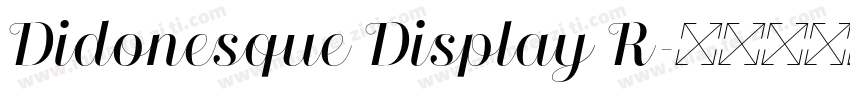 Didonesque Display R字体转换